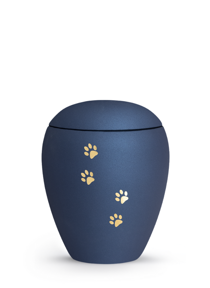 Zvířecí urna Verona Paws - Navy 1,5l