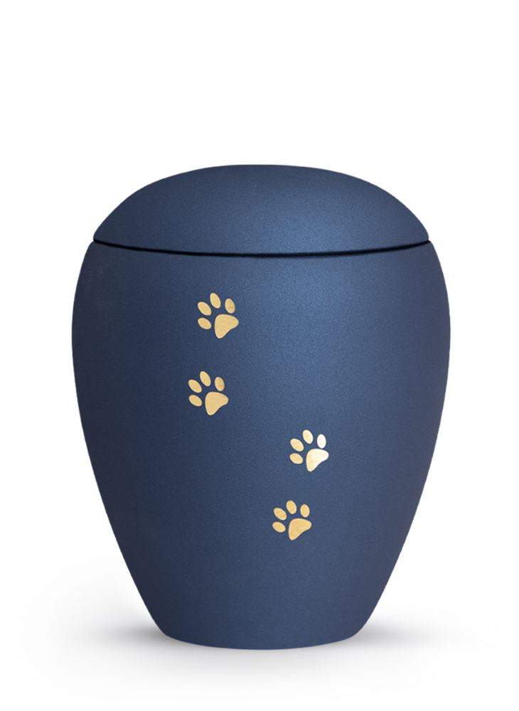 Zvířecí urna Verona Paws - Navy 2,8l